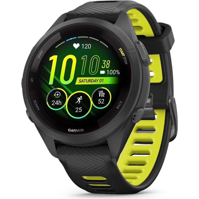 Garmin Forerunner 265S 2,79 cm (1.1" ) AMOLED 42 mm Schwarz - Grau GPS (010-02810-13)