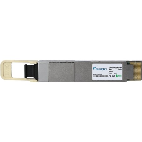 Arista QDD-400G-SR8 kompatibler BlueOptics© QSFP-DD Transceiver für Multimode 400 Gigabit Highspeed Datenübertragungen in Glasf
