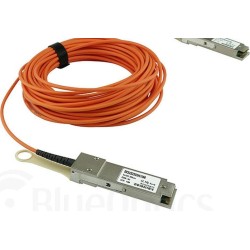 Kompatibles Dell Legrand 06206 QSFP BlueOptics Aktives Optisches Kabel (AOC), 40GBASE-SR4, Ethernet, Infiniband FDR10, 50 Meter
