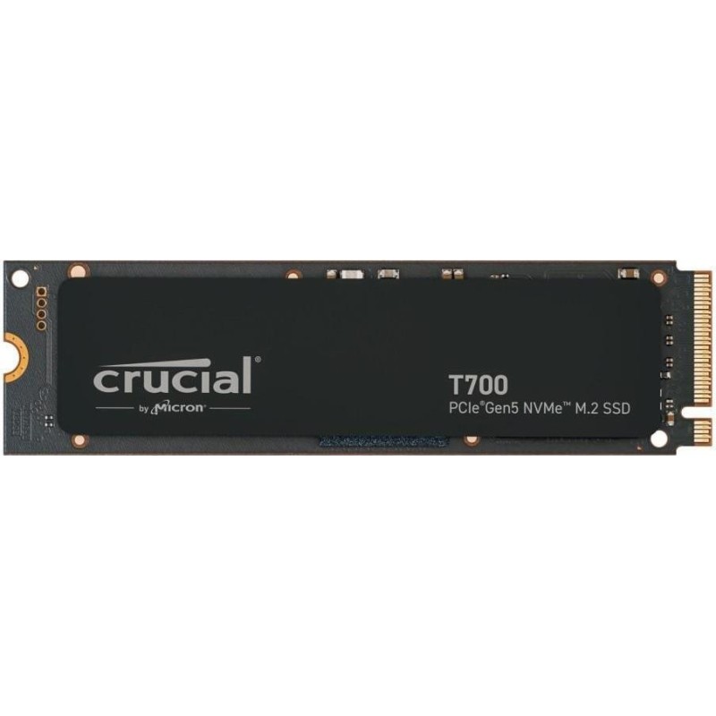 Crucial T700 - SSD - verschlüsselt - 4 TB - intern - PCI Express 5.0 (NVMe) - TCG Opal Encryption 2.01 (CT4000T700SSD3)