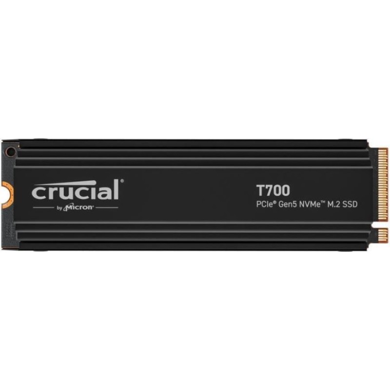 Crucial T700 - SSD - verschlüsselt - 4 TB - intern - M.2 - PCI Express 5.0 (NVMe) - TCG Opal Encryption 2.01 (CT4000T700SSD5)
