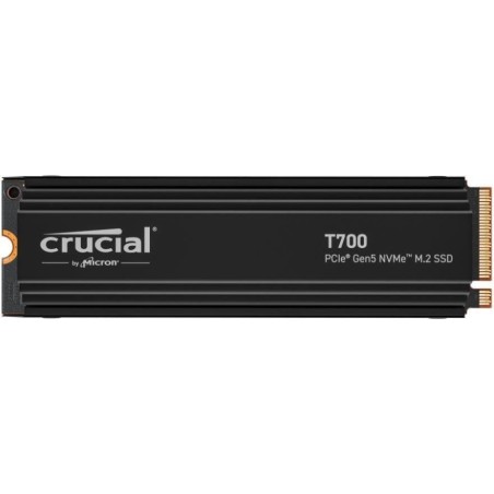 Crucial T700 - SSD - verschlüsselt - 4 TB - intern - M.2 - PCI Express 5.0 (NVMe) - TCG Opal Encryption 2.01 (CT4000T700SSD5)