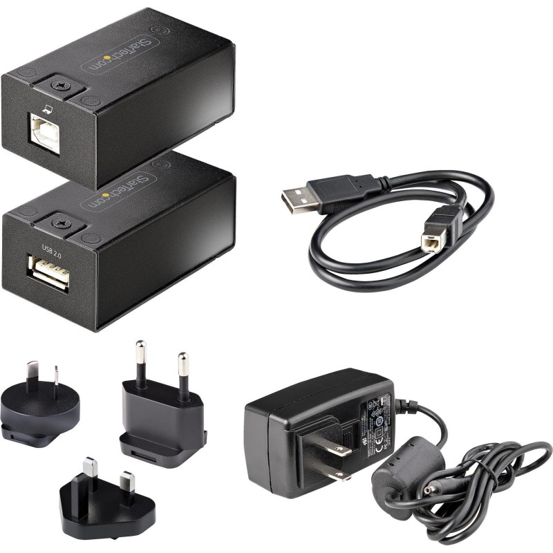STARTECH.COM 150 m USB 2.0 Extender über Ethernet Cat5e/Cat6/RJ45 Kabel USB Verlängerung USB Over Ethernet USB Extender LAN (C1