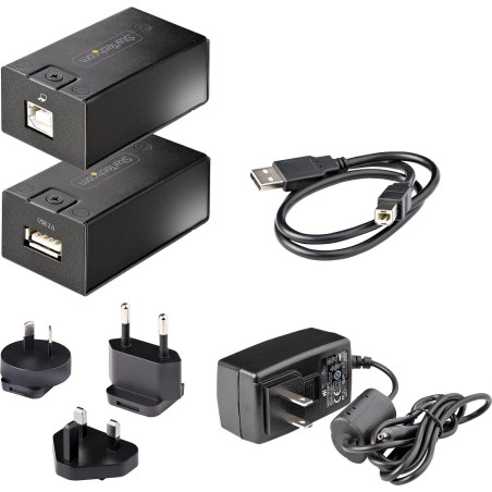 STARTECH.COM 150 m USB 2.0 Extender über Ethernet Cat5e/Cat6/RJ45 Kabel USB Verlängerung USB Over Ethernet USB Extender LAN (C1