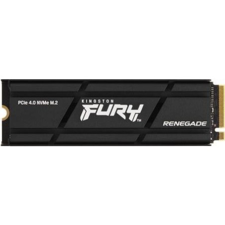 Kingston FURY Renegade - SSD - 2TB - intern - M.2 2280 - PCIe 4,0 x4 (NVMe) - integrierter Kühlkörper (SFYRDK/2000G)