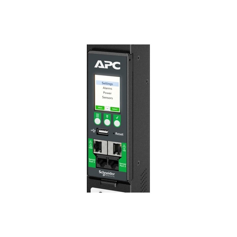 APC NetShelter Rack PDU Advanced - Stromverteilungseinheit (Rack - einbaufähig) - gemessen - AC 400/415 V - 11,5 kW - 11500 VA