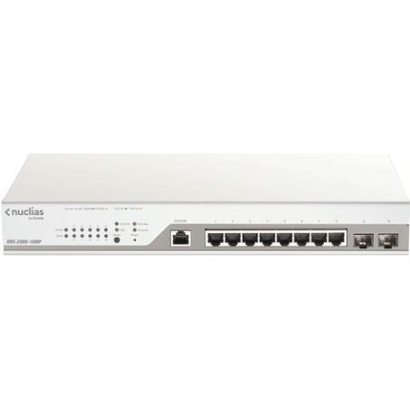 D-Link DBS-2000-10MP/E Netzwerk-Switch Managed L2 Gigabit Ethernet (10/100/1000) Power over Ethernet (PoE) Grau (DBS-2000-10MP/