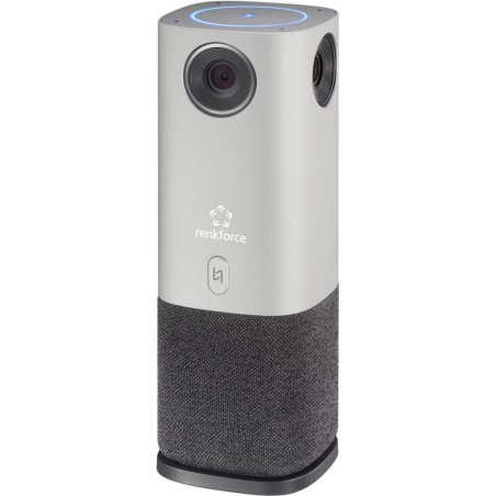 Renkforce RF-CC-800 360 Videokonferenz-System Full HD 1920 x 1080 Pixel 360 Erfassung, 4 Weitwinkel-Kameras, Voice Tracking M