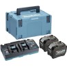 MAKITA 191Y97-1 - Power Source-Kit passend für XGT-Geräte (40V XGT Li-Ionen | bestehend aus 2x BL4080F Akku 8,0 Ah , DC40RB Dop