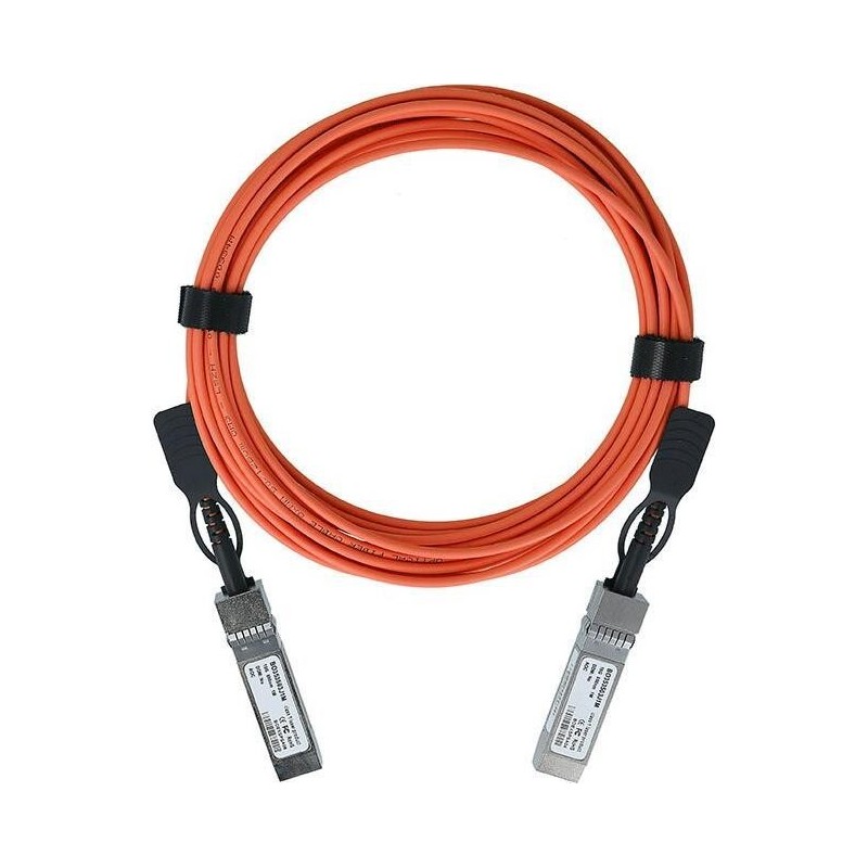 Mellanox MFS1S00-H010E kompatibles Aktives Optisches Kabel (AOC) als 200 Gigabit Variante, mit QSFP56 auf QSFP56 Verbindung, fü