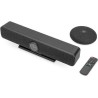 DIGITUS 4K All-in-One Video Bar Pro - Videokonferenzsystem (Mikrofon, Videoleiste) - Schwarz/Grau (DS-55580)