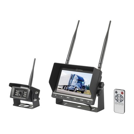 Renkforce RV2,4-7 Rückfahrvideosystem 2 Kamera-Eingänge Schraubmontage Schwarz (matt) (RF-5370030)