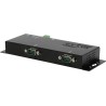 EXSYS GmbH Ethernet zu 2 x RS-232, inkl. 12V/3A Netzteil, PoE (EX-6112-2POE)