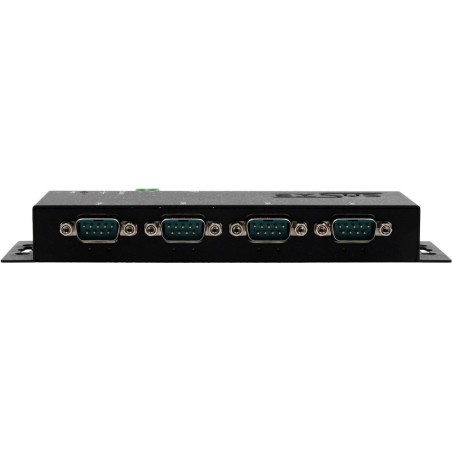 EXSYS GmbH Etherent zu 4 x RS-232, inkl. 12V/3A Netzteil, PoE (EX-6114-2POE)