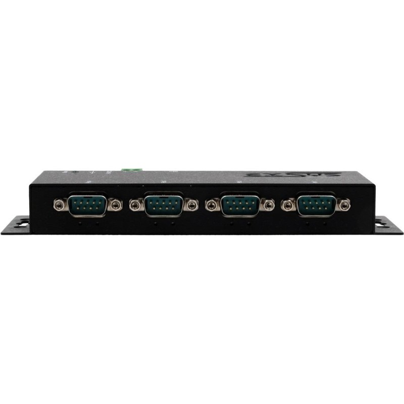 EXSYS GmbH Etherent zu 4 x RS-232/422/485, inkl. 12V/3A Netzteil, PoE (EX-6124-2POE)