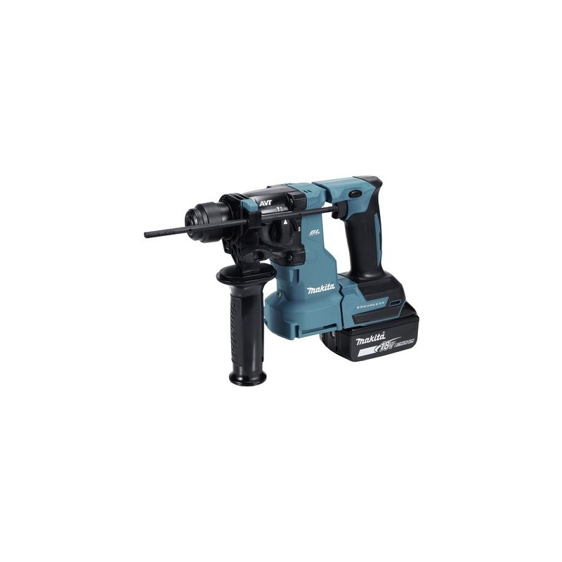 Makita DHR183RTWJ -Akku-Kombihammer 18 V 5.0 Ah Li-Ion 500 W inkl. 2. Akku, inkl. Ladegerät, inkl. Koffer (DHR183RTWJ)