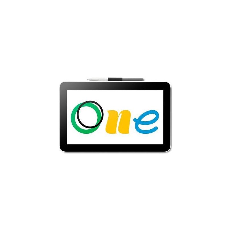 Wacom One 12 - Digitalisierer mit LCD Anzeige - elektromagnetisch - kabelgebunden - USB-C (DTC121W0B)