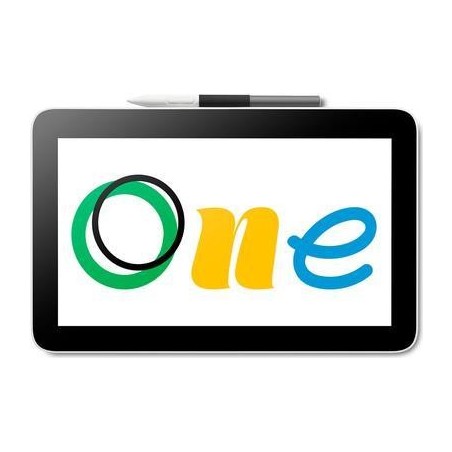 Wacom One 12 - Digitalisierer mit LCD Anzeige - elektromagnetisch - kabelgebunden - USB-C (DTC121W0B)