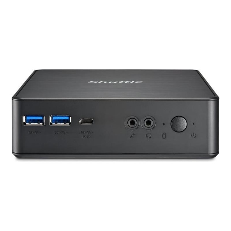 Shuttle XPC nano NC40U5 - Barebone - Mini-PC - 1 x Core i5 1235U / 1,3 GHz - RAM 0GB - UHD Graphics 620 - 1GbE - Schwarz (NC40U