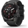 Garmin epix Pro (Gen 2) Smartwatch Sapphire Edition | 51 mm, kohlenstoffgraues DLC-Titan, mit schwarzem Armband (010-02804-0