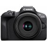 Canon EOS R100 + RF-S 18-45mm F4.5-6.3 IS STM Kit - 24,1 MP - 6000 x 4000 Pixel - CMOS - 4K Ultra HD - 309 g - Schwarz (6052C01