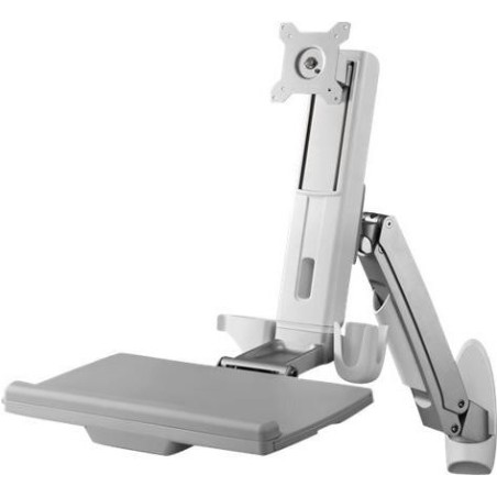 Schroff - Befestigungskit (VESA-Adapter, Montageklammer, einstellbarer Monitorarm, Tastatur-/Maus-Ablage) - einstellbarer Arm -