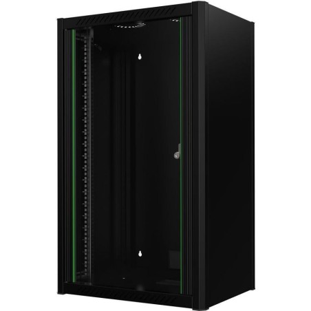 Lanview RWM20U45BL. Typ: Wandmontiertes Regal, Rack-Kapazität: 20U, Internationale Schutzart (IP-Code): IP20. Gewicht: 33,3 kg.