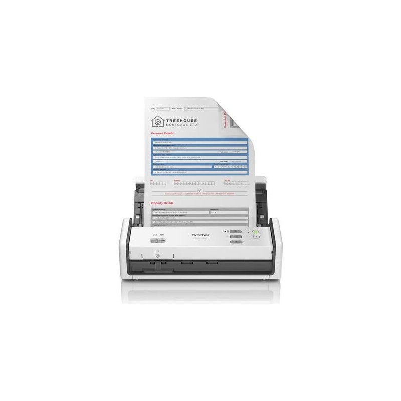Brother ADS-1300 - Dokumentenscanner - Dual CIS - Duplex - A4 - 600 dpi x 600 dpi - automatischer Dokumenteneinzug (20 Blätter)