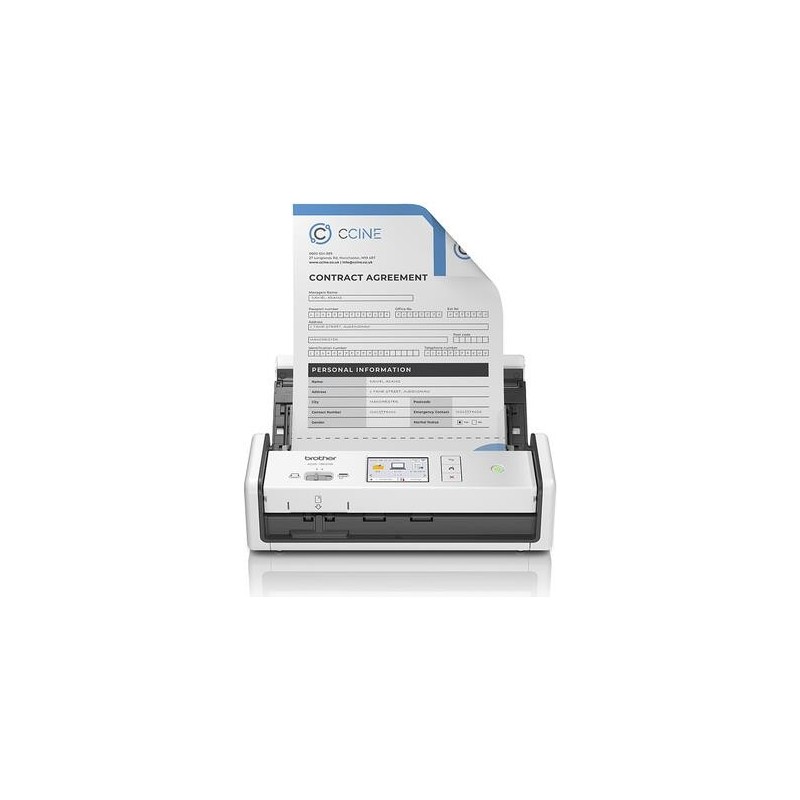 Brother ADS-1800W - Dokumentenscanner - Dual CIS - Duplex - A4 - 600 dpi x 600 dpi - automatischer Dokumenteneinzug (20 Blätter