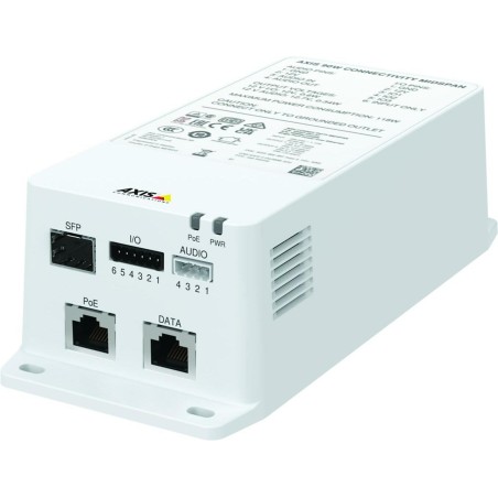 AXIS TU8003 - Power Injector - Midspan-Konnektivität - Wechselstrom 100-240 V - 90 Watt - Ethernet 10/100/1000 - 1,8m Schnur -