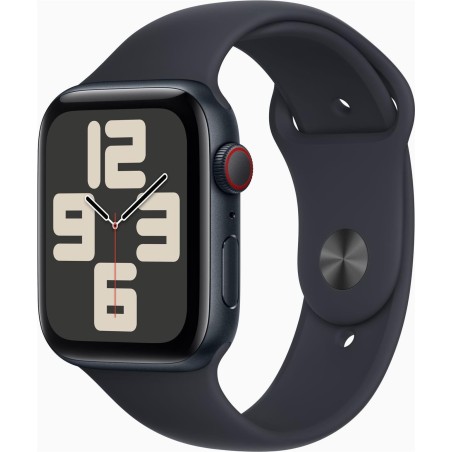 APPLE Watch SE GPS + Cellular 44mm Midnight Aluminium Case with Midnight Sport Band - M/L (MRH83QF/A)