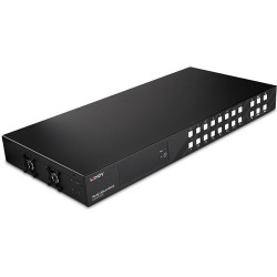 Lindy - Video-/Audio-Splitter - 4K60, Matrix - 16 x HDMI - Desktop (38359)