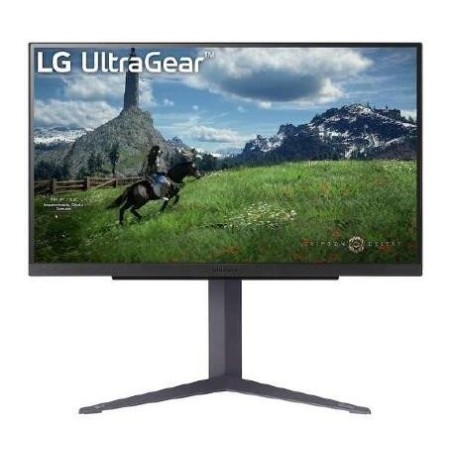 LG UltraGear 27GS85QX-B.AUE, Gaming-Monitor - (68.4 cm (27 Zoll), dunkelgrau, WQHD, IPS, HDMI, DP, USB-Hub, 180Hz Panel) Energ