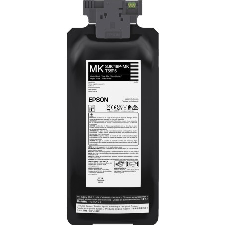 Epson T55P5 - 480 ml - mattschwarz - original - Box - Tinten-Packung - für EPL C8000E (C13T55P540)
