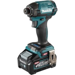 MAKITA TD002GD202 - Akku-Schlagschrauber (40V XGT | bürstenloser Motor | 220 Nm Drehmoment | 1/4“ Innensechskantaufnahme | LED-