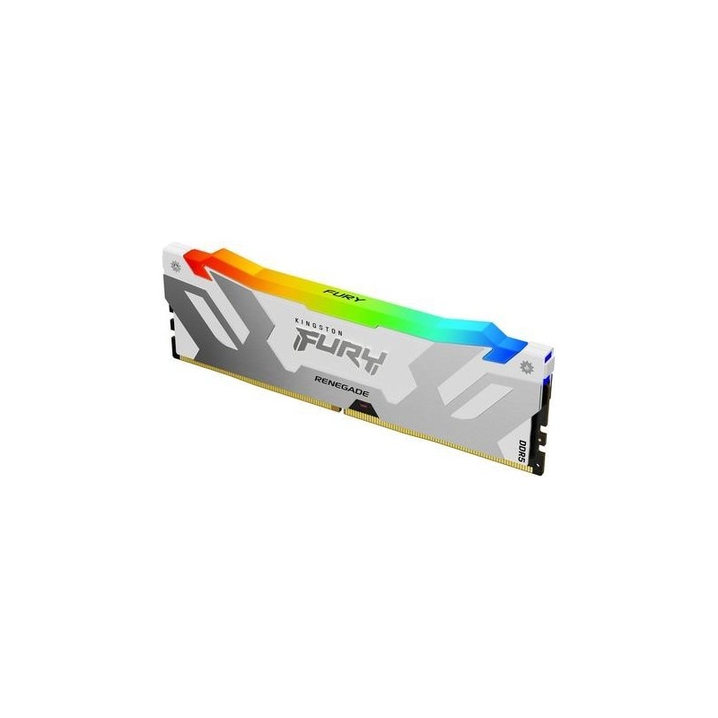 Kingston Technology FURY 32GB 6400MT/s DDR5 CL32 DIMM Renegade RGB White XMP (KF564C32RWA-32)