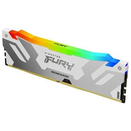 Kingston Technology FURY 32GB 6400MT/s DDR5 CL32 DIMM Renegade RGB White XMP (KF564C32RWA-32)