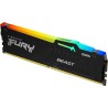Kingston FURY Beast RGB - DDR5 - Modul - 32GB - DIMM 288-PIN - 6000 MHz / PC5-48000 - CL30 - on-die ECC - Schwarz (KF560C30BBEA