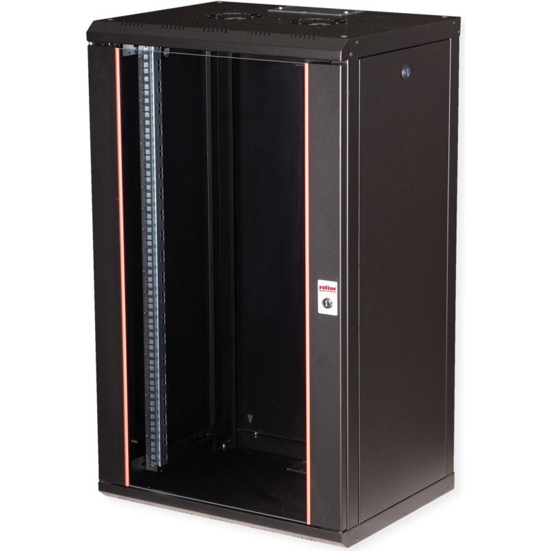 Roline Pro - Schrank Netzwerkschrank - 600 x 450 mm (B x T) - geeignet für Wandmontage - RAL 9005, Jet Black - 20U - 48.3 cm (1