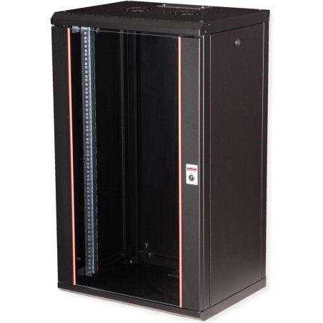 Roline Pro - Schrank Netzwerkschrank - 600 x 450 mm (B x T) - geeignet für Wandmontage - RAL 9005, Jet Black - 20U - 48.3 cm (1