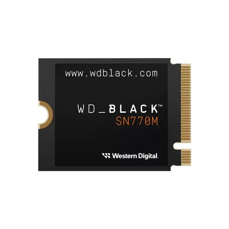 WD Black SN770M WDBDNH0020BBK-WRSN - SSD - 2TB - intern - M.2 2230 - PCIe 4,0 x4 (NVMe) (WDBDNH0020BBK-WRSN)