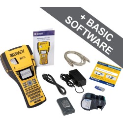 Brady Corporation M410-EU mobiler Etikettendrucker Thermotransfer QWERTY 300 dpi max - Drucker (177180)