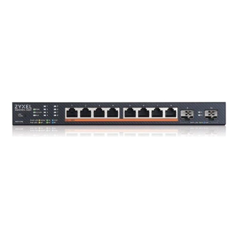 Zyxel XMG1915-10EP Managed L2 2.5G Ethernet (100/1000/2500) - Power over Ethernet (PoE) (XMG1915-10EP-EU0101F)