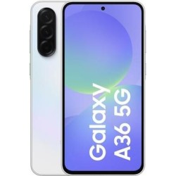 Samsung Galaxy A36 A366 5G Dual Sim 8GB RAM 256GB - White (SM-A366BZAGEUE)
