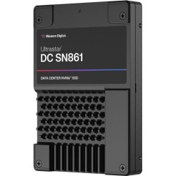 WD Ultrastar DC SN861 WUS6BA138PSP9X3 - SSD - Datencenter - 3,84TB - intern - 2,5" (6,4 cm) - U.2 PCIe 5,0 x4 (NVMe) (0TS2526)
