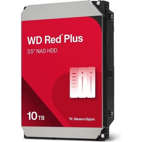 WD HDD Red Plus 10TB 3.5 SATA 512MB - Festplatte - Serial ATA (WD100EFGX)