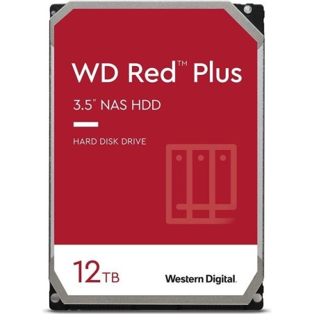 WD HDD Red Plus 12TB 3.5 SATA 512MB - Festplatte - Serial ATA (WD120EFGX)