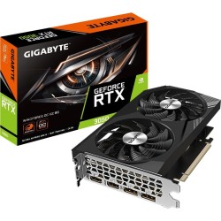 Gigabyte GeForce RTX 3050 WINDFORCE OC V2 - Grafikkarten - GF RTX 3050 - 8 GB GDDR6 - PCIe 4.0 - DVI, HDMI, DisplayPort - Box (