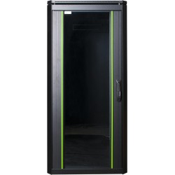 LOGON RDL26U61BL - Freistehendes Gestell - 26U - 600 kg - Sperrschloss - Verstellbare Füße - Verbessertes Kabelmanagement (RDL2