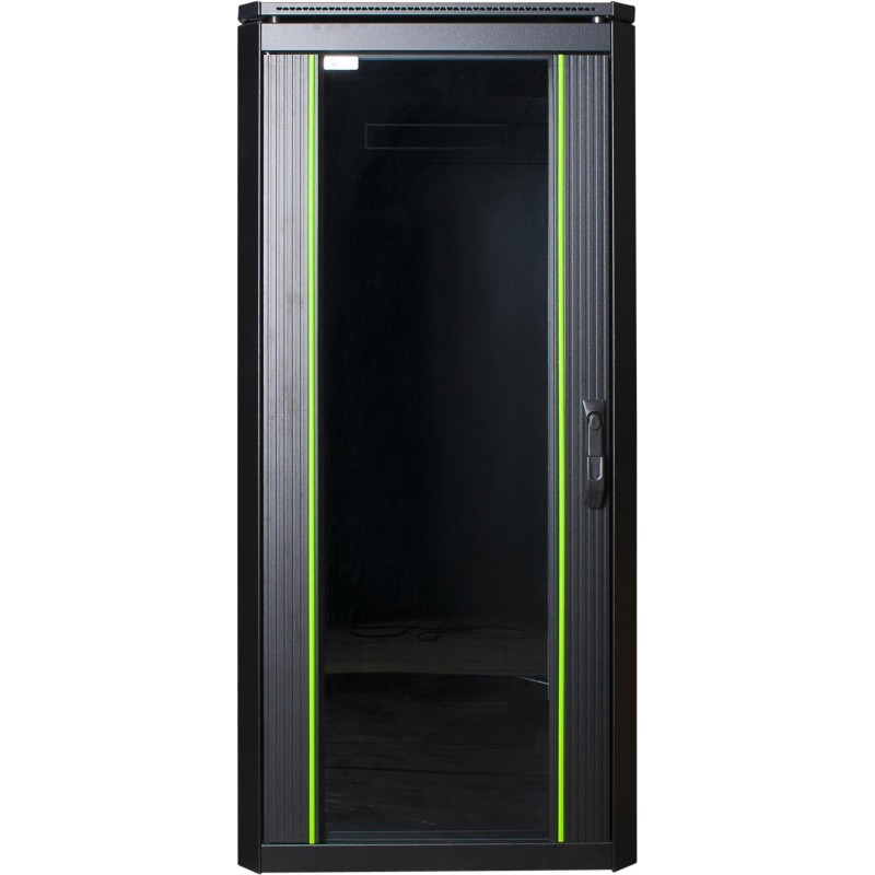 LOGON RDL26U61BL - Freistehendes Gestell - 26U - 600 kg - Sperrschloss - Verstellbare Füße - Verbessertes Kabelmanagement (RDL2
